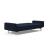 Dublexo Deluxe Fabric Sofa Bed w/Arms & Stainless Steel Legs