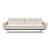 Dublexo Deluxe Fabric Sofa Bed w/Arms & Stainless Steel Legs