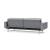 Dublexo Deluxe Fabric Sofa Bed w/Arms & Stainless Steel Legs