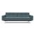 Dublexo Deluxe Fabric Sofa Bed w/Arms & Stainless Steel Legs
