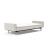 Dublexo Deluxe Fabric Sofa Bed w/Arms & Stainless Steel Legs