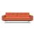 Dublexo Deluxe Fabric Sofa Bed w/Arms & Stainless Steel Legs