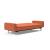 Dublexo Deluxe Fabric Sofa Bed w/Arms & Stainless Steel Legs