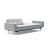 Dublexo Deluxe Fabric Sofa Bed w/Arms & Stainless Steel Legs