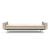 Dublexo Deluxe Fabric Sofa Bed w/Arms & Stainless Steel Legs