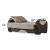 Dubai Fabric/Vinyl Storage Sleeper Living Room Set