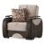 Dubai Fabric/Vinyl Arm Chair