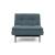 Dublexo Eik Fabric Chair w/Smoked Oak Legs