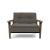 Dublexo Frej Fabric Chair w/Smoked Oak Arms & Legs