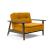 Dublexo Frej Fabric Chair w/Smoked Oak Arms & Legs