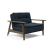 Dublexo Frej Fabric Chair w/Smoked Oak Arms & Legs