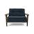 Dublexo Frej Fabric Chair w/Smoked Oak Arms & Legs