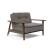 Dublexo Frej Fabric Chair w/Smoked Oak Arms & Legs