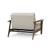 Dublexo Frej Fabric Chair w/Smoked Oak Arms & Legs