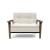 Dublexo Frej Fabric Chair w/Smoked Oak Arms & Legs
