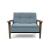 Dublexo Frej Fabric Chair w/Smoked Oak Arms & Legs