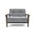 Dublexo Frej Fabric Chair w/Smoked Oak Arms & Legs