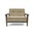 Dublexo Frej Fabric Chair w/Smoked Oak Arms & Legs