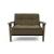 Dublexo Frej Fabric Chair w/Smoked Oak Arms & Legs