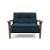 Dublexo Frej Fabric Chair w/Smoked Oak Arms & Legs