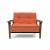 Dublexo Frej Fabric Chair w/Smoked Oak Arms & Legs