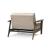 Dublexo Frej Fabric Chair w/Smoked Oak Arms & Legs