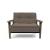 Dublexo Frej Fabric Chair w/Smoked Oak Arms & Legs