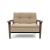 Dublexo Frej Fabric Chair w/Smoked Oak Arms & Legs