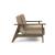 Dublexo Frej Fabric Chair w/Smoked Oak Arms & Legs