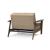 Dublexo Frej Fabric Chair w/Smoked Oak Arms & Legs