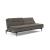 Dublexo Deluxe Fabric Sofa Bed w/Dark Wood Styletto Legs