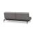 Dublexo Deluxe Fabric Sofa Bed w/Dark Wood Styletto Legs