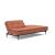 Dublexo Deluxe Fabric Sofa Bed w/Dark Wood Styletto Legs