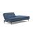 Dublexo Deluxe Fabric Sofa Bed w/Dark Wood Styletto Legs