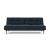 Dublexo Deluxe Fabric Sofa Bed w/Dark Wood Styletto Legs