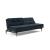 Dublexo Deluxe Fabric Sofa Bed w/Dark Wood Styletto Legs