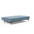 Dublexo Deluxe Fabric Sofa Bed w/Dark Wood Styletto Legs