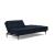 Dublexo Deluxe Fabric Sofa Bed w/Dark Wood Styletto Legs
