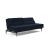 Dublexo Deluxe Fabric Sofa Bed w/Dark Wood Styletto Legs