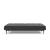 Dublexo Deluxe Fabric Sofa Bed w/Dark Wood Styletto Legs