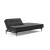 Dublexo Deluxe Fabric Sofa Bed w/Dark Wood Styletto Legs
