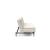 Dublexo Deluxe Fabric Sofa Bed w/Dark Wood Styletto Legs