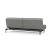 Dublexo Deluxe Fabric Sofa Bed w/Dark Wood Styletto Legs