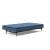 Dublexo Deluxe Fabric Sofa Bed w/Dark Wood Styletto Legs