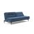 Dublexo Deluxe Fabric Sofa Bed w/Dark Wood Styletto Legs
