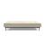 Dublexo Deluxe Fabric Sofa Bed w/Dark Wood Styletto Legs