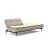 Dublexo Deluxe Fabric Sofa Bed w/Dark Wood Styletto Legs