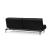 Dublexo Deluxe Fabric Sofa Bed w/Dark Wood Styletto Legs