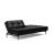 Dublexo Deluxe Fabric Sofa Bed w/Dark Wood Styletto Legs