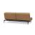Dublexo Deluxe Fabric Sofa Bed w/Dark Wood Styletto Legs